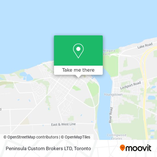 Peninsula Custom Brokers LTD map