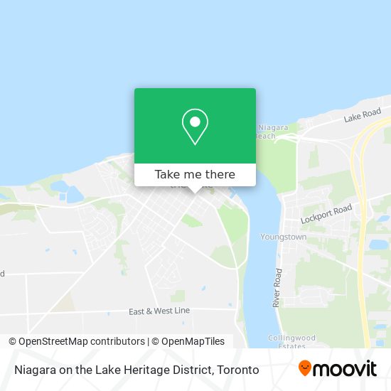 Niagara on the Lake Heritage District map