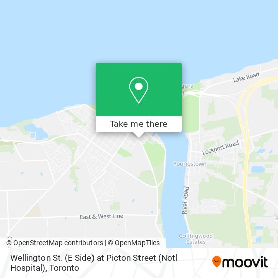 Wellington St. (E Side) at Picton Street (Notl Hospital) map