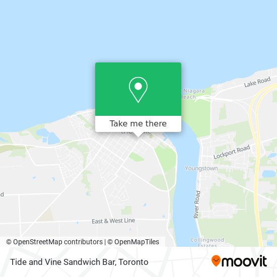 Tide and Vine Sandwich Bar map