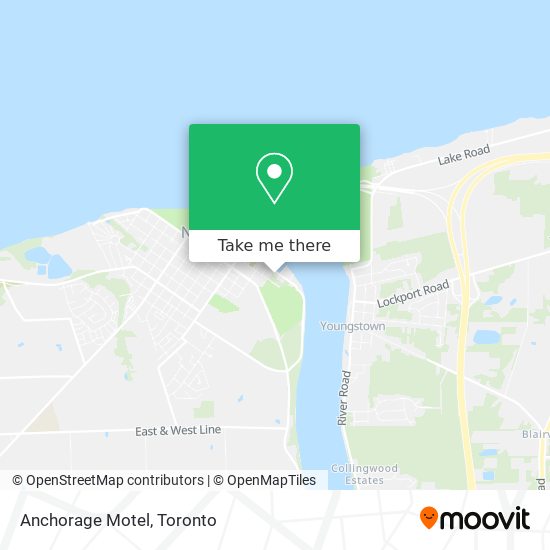 Anchorage Motel map
