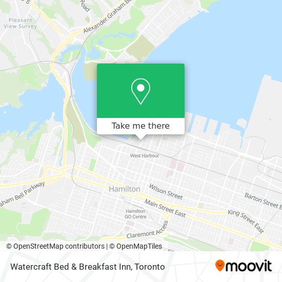 Watercraft Bed & Breakfast Inn map