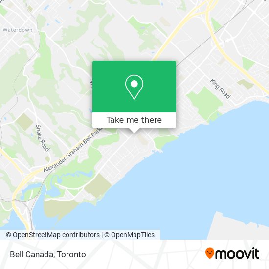 Bell Canada map