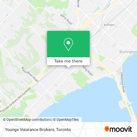 Youngs Insurance Brokers map