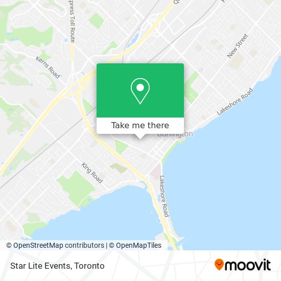 Star Lite Events map