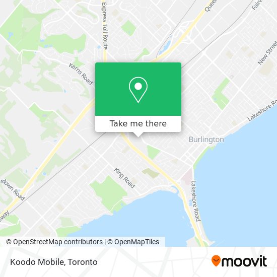 Koodo Mobile map