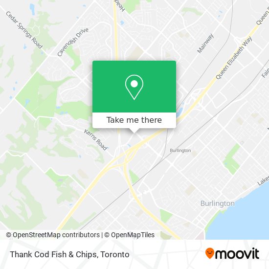 Thank Cod Fish & Chips map