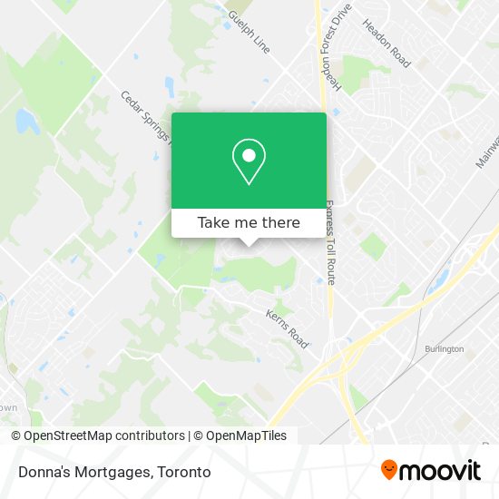 Donna's Mortgages map