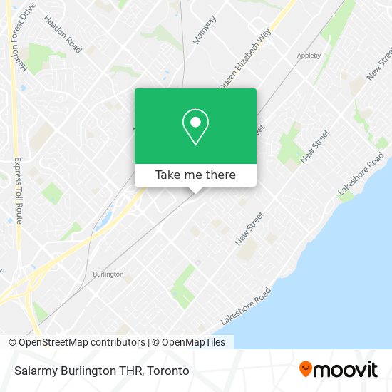 Salarmy Burlington THR map