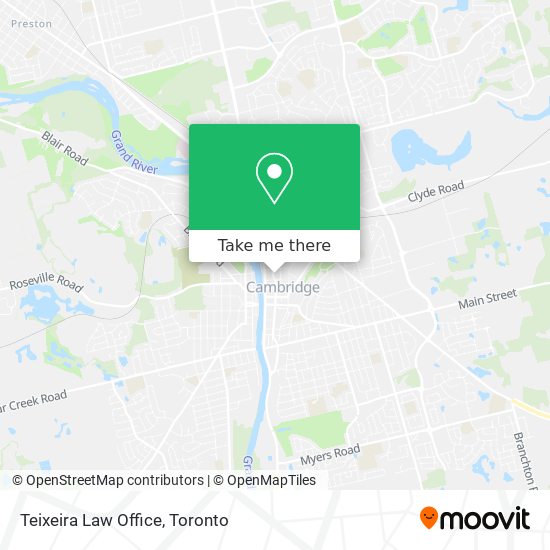 Teixeira Law Office map