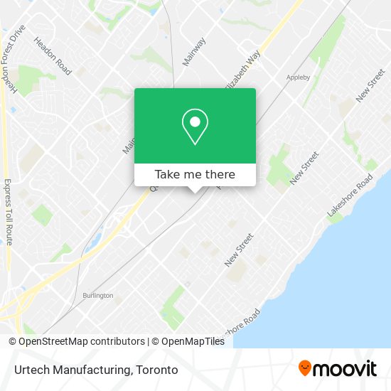 Urtech Manufacturing map