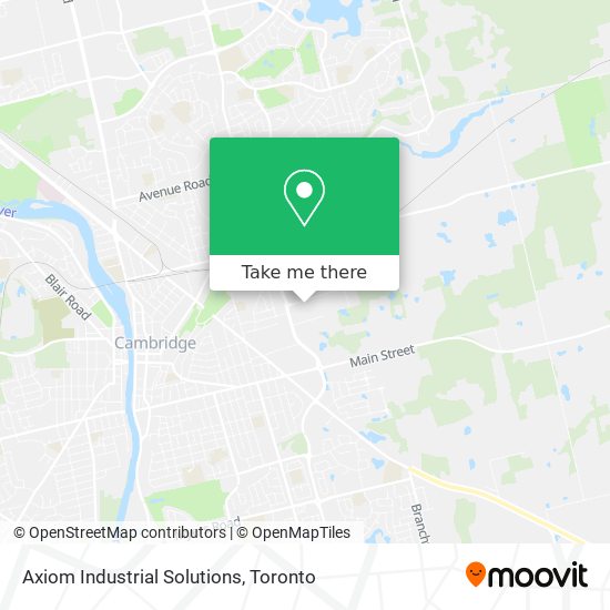 Axiom Industrial Solutions map