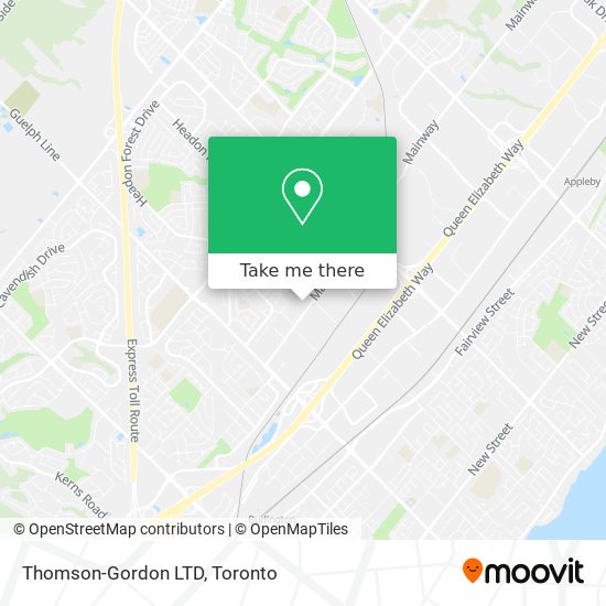 Thomson-Gordon LTD map