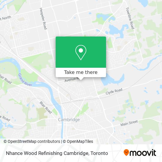 Nhance Wood Refinishing Cambridge map