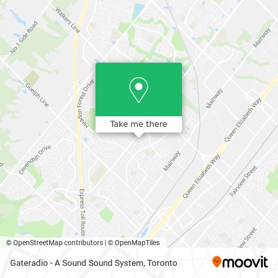Gateradio - A Sound Sound System map