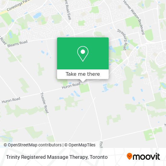 Trinity Registered Massage Therapy map