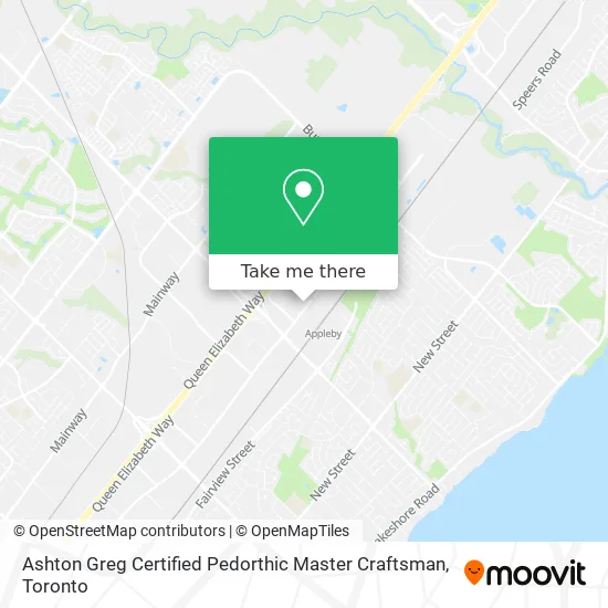 Ashton Greg Certified Pedorthic Master Craftsman map