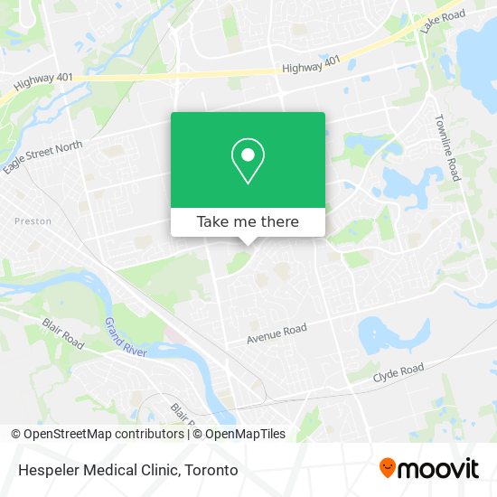 Hespeler Medical Clinic plan