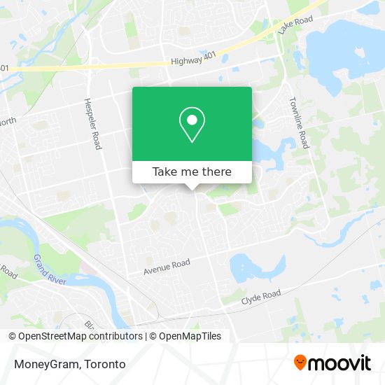 MoneyGram map