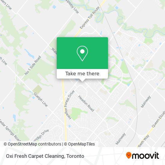 Oxi Fresh Carpet Cleaning map