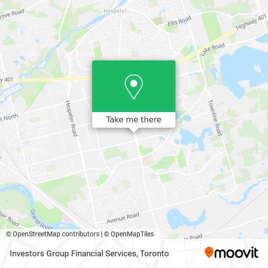 Investors Group Financial Services map