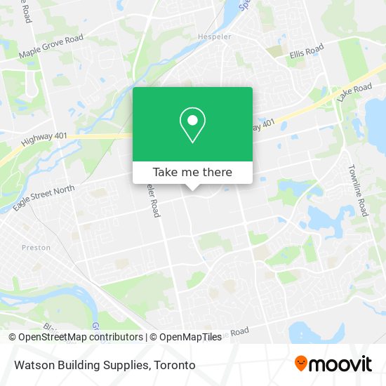 Watson Building Supplies map