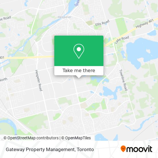 Gateway Property Management map