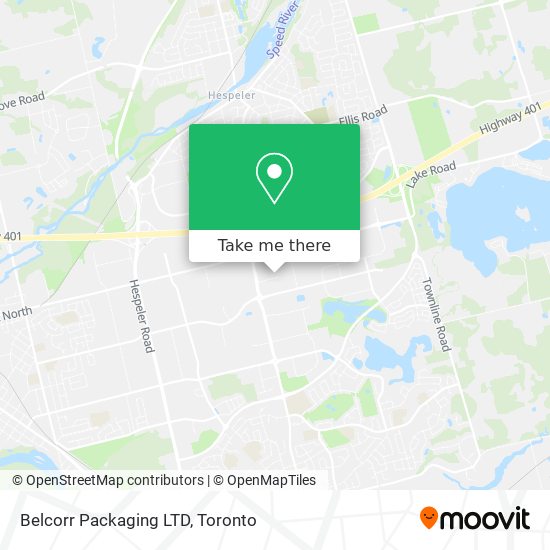 Belcorr Packaging LTD map