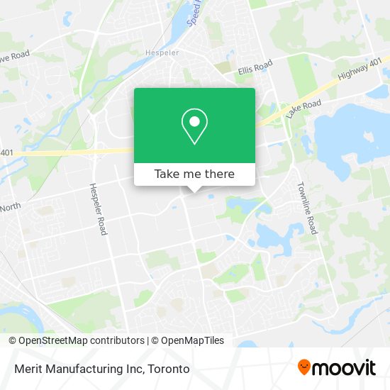 Merit Manufacturing Inc map