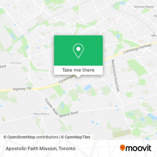 Apostolic Faith Mission map