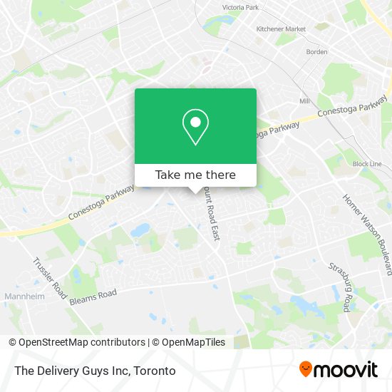 The Delivery Guys Inc map