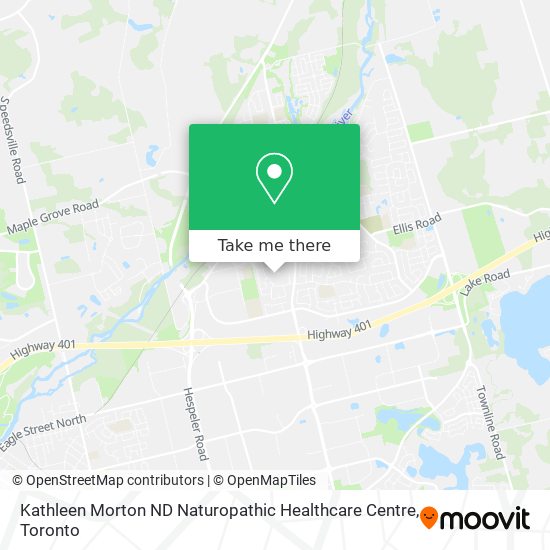 Kathleen Morton ND Naturopathic Healthcare Centre map