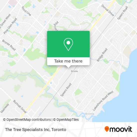 The Tree Specialists Inc map