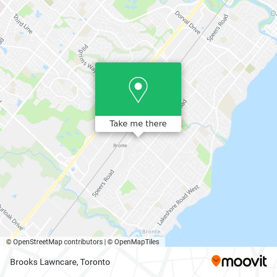 Brooks Lawncare map