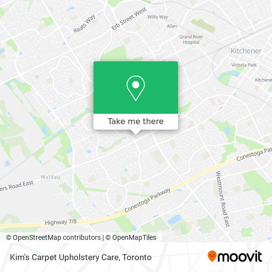 Kim's Carpet Upholstery Care map