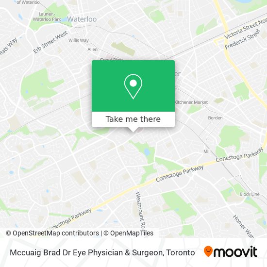 Mccuaig Brad Dr Eye Physician & Surgeon map