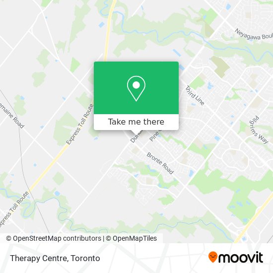 Therapy Centre map