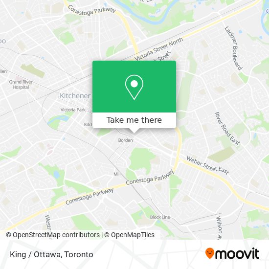 King / Ottawa map