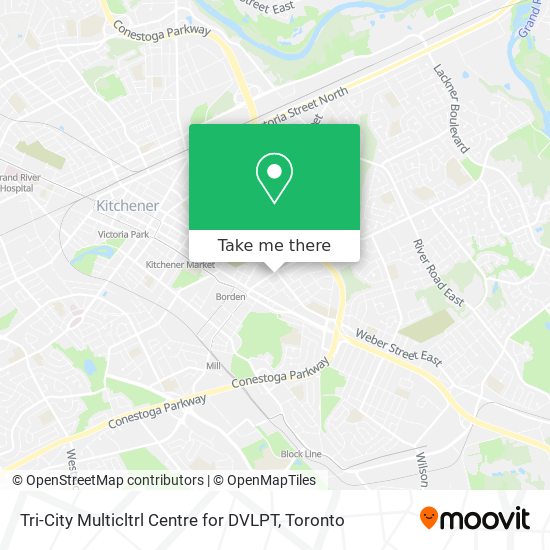 Tri-City Multicltrl Centre for DVLPT map