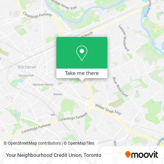 Your Neighbourhood Credit Union map