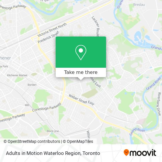 Adults in Motion Waterloo Region plan