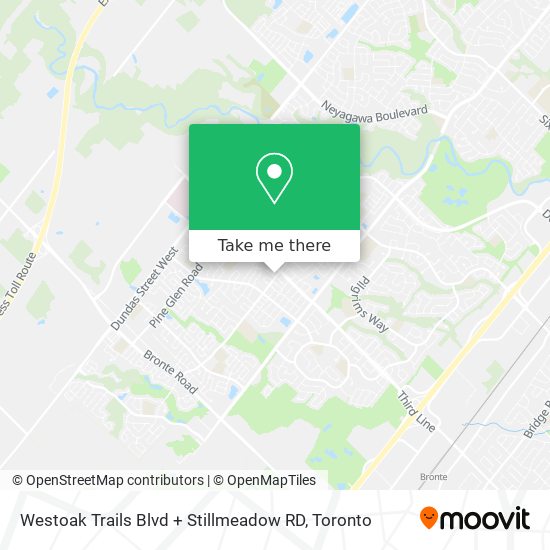 Westoak Trails Blvd + Stillmeadow RD map