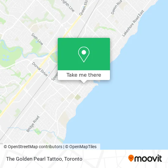 The Golden Pearl Tattoo map