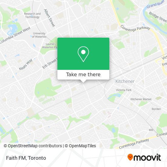 Faith FM map