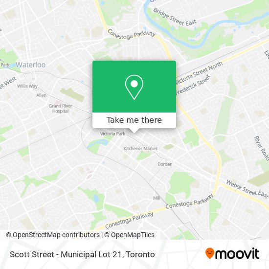 Scott Street - Municipal Lot 21 map