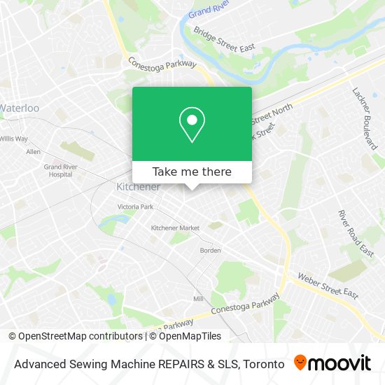 Advanced Sewing Machine REPAIRS & SLS map