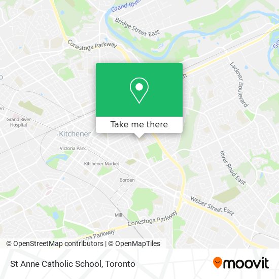 St Anne Catholic School map