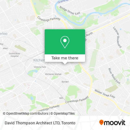 David Thompson Architect LTD map