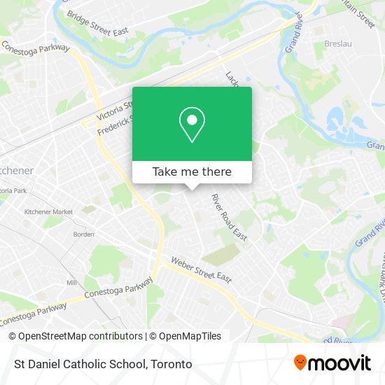St Daniel Catholic School map