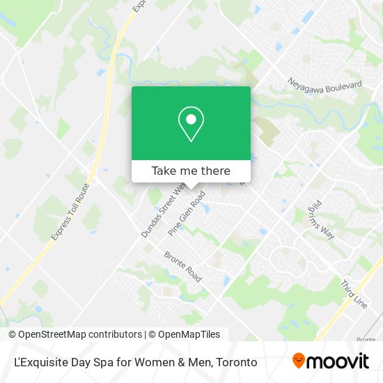 L'Exquisite Day Spa for Women & Men map